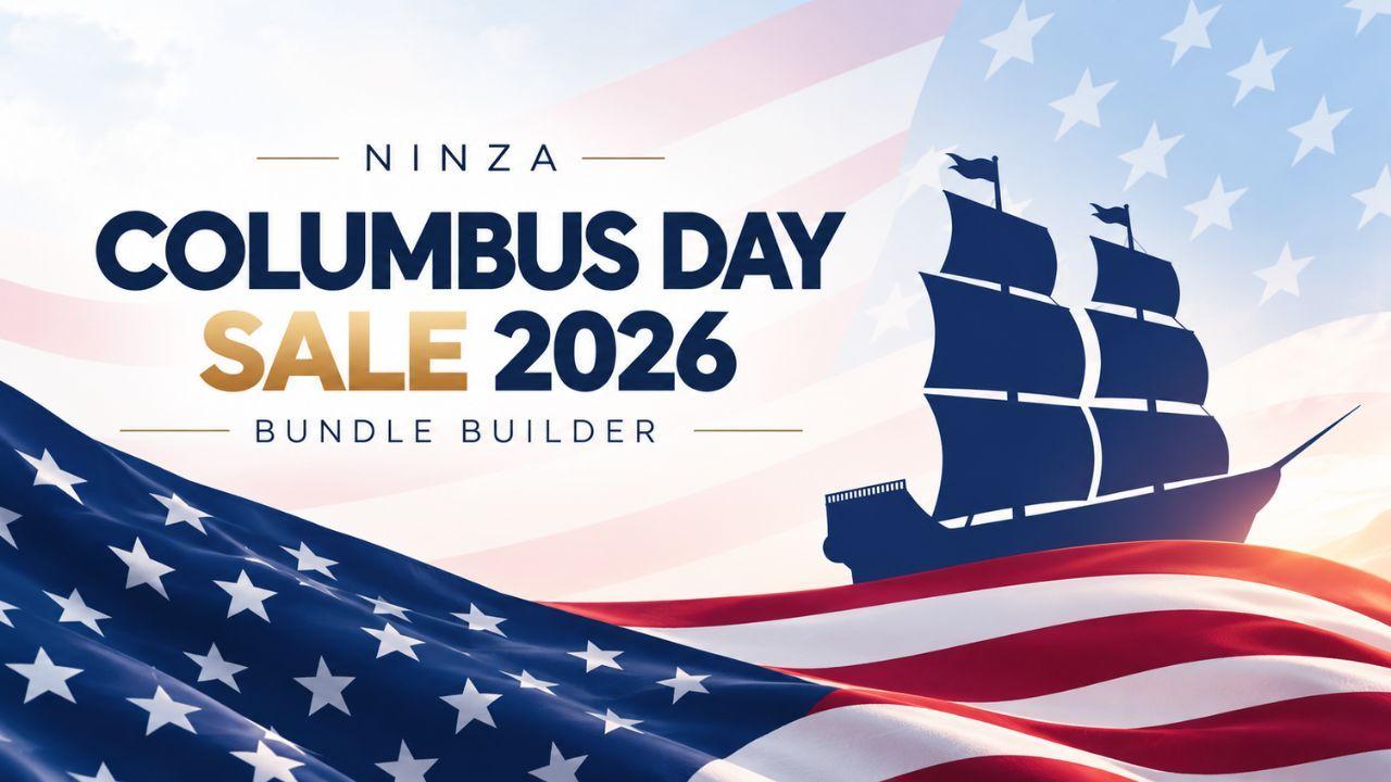 NINZA Columbus Day Sale 2026 – Bundle Builder