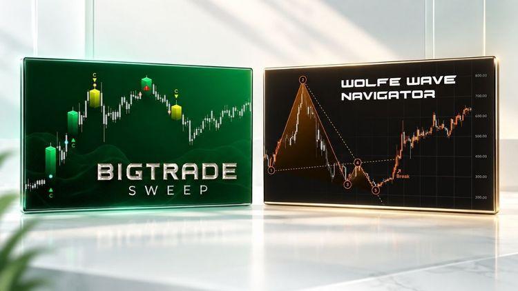 MEO Collection #117: Wolfe Wave Navigator + BigTrade Sweep